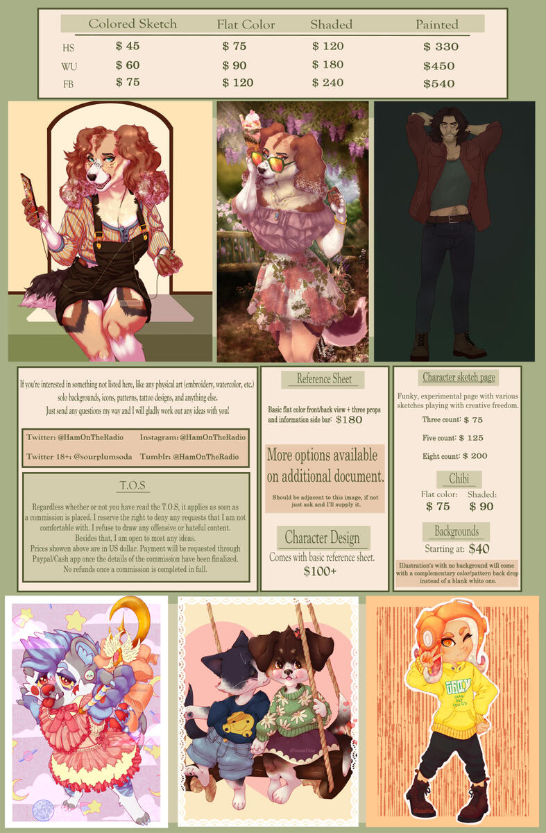 Commission Sheet